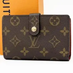 【美品】ヴィトン モノグラム ヴィエノワ 二つ折り がま口 財布 M61663