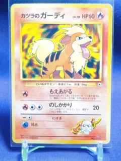 旧裏　Pokemon card 　Blaine's Growlithe