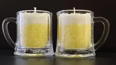 ビールジョッキ型キャンドル 2個セット