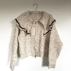 ローリーズファーム フリルZIPカーディガン