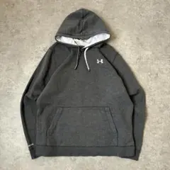 UNDER ARMOUR フーディー パーカー グレー L アメカジ スポーツ