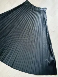 レザースカート ロングスカート