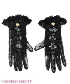Angelic Pretty Sweet Actressレース手袋 クロ