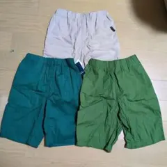 キッズ ハーフパンツ 3枚セット まとめ売り