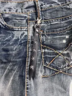 スタッヅキーホルダー　本革　アニリン　HTC風