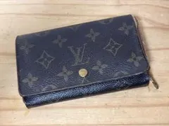 T0218-08　ルイヴィトン　二つ折り長財布　＊生地切れ