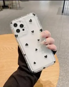 2点セット iPhoneケース　カバー　iPhone14 ハート　韓国