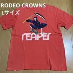 ロデオクラウンズ　tシャツ フェード加工　スケートt