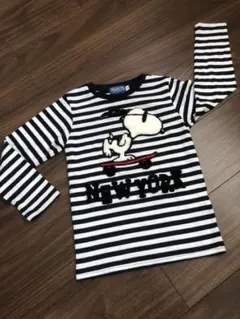 スヌーピー Tシャツ ロンT 長袖 120cm