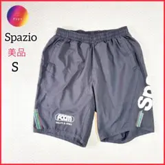 美品✨Spazio 黒 ショートパンツ　S 短パン　ジャージ　フットサル　男女