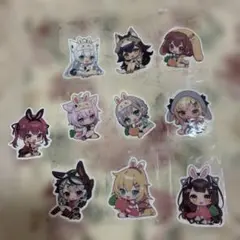 ホロライブ　ステッカー　10枚セット① 白上フブキ　宝鐘マリンなど