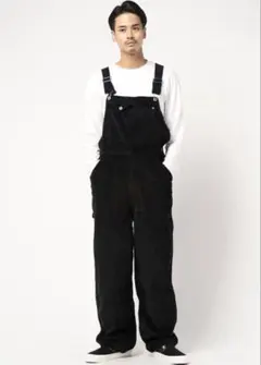 リーバイス シルバータブ オーバーオール コーデュロイ サロペット　ブラック
