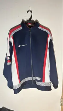 Champion ナイロンジャケット L ネイビー