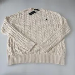 Polo Ralph Lauren アイボリー ニットセーター XL