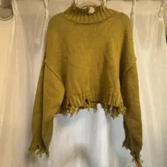 EMODA オリーブグリーン　ニット