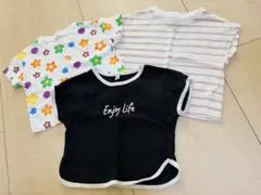 西松屋 半袖Tシャツ 3枚セット 80 90