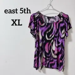 美品✨east 5th 【XL】半袖チュニック 柄物 ゆったり 派手