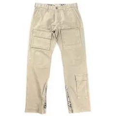 ベージュ カーゴパンツ 4ポケット