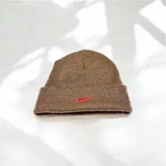 00s ~ NIKE ニット帽 ワッチキャップ ブラウン ポーカーズ 野村周平