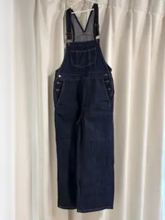 デニムサロペット GU オーバーオール インディゴ