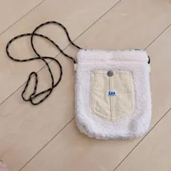 Lee ボア サコッシュ クリーム色