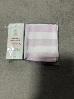 ジェラートピケ　ハンドクリームとハンカチセット