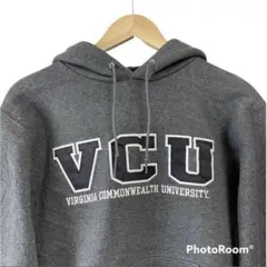 00s チャンピオン バージニア VCU カレッジ 刺繍 スウェット パーカー