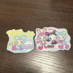 マツキヨココカラ　ナルミヤキャラクターズホログラムステッカー２枚セット