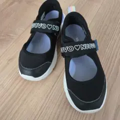 NUOVO ブラック スニーカー マジックテープ