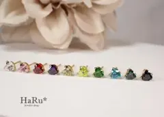 最高級キュービックジルコニアAAAAA（ハート／4ｍｍ）☆サージカルステンレスG