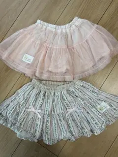 フリル付きスカート2点セット　クーラクール