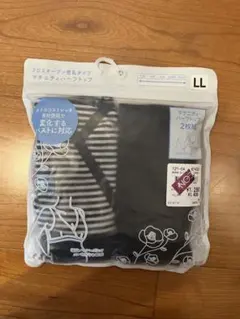 即購入可　新品　マタニティハーフトップ 2枚組 LLサイズ　黒のサムネイル