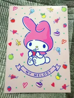 サンリオ　サンリオキャラクターズ　グッズ⑤　ノート　マイメロディ