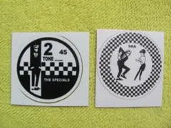 お得 2枚組 2トーン スカ ステッカー