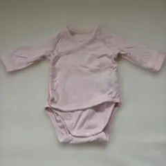 UNIQLO ベビー　長袖　肌着　下着　ボディスーツ　ピンク　60