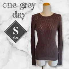 one grey day los angeles ニット セーター グレー S
