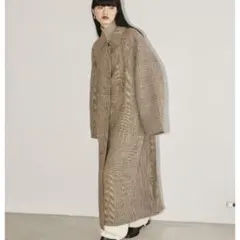 【美品★クリーニング済】TODAYFUL ステンカラーチェックコート 38