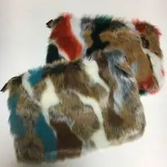 【新品】ファー クラッチ ショルダー