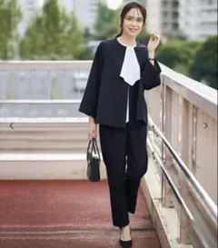 【Mサイズ】coca2点セットダブルクロススーツ　ネイビー