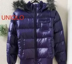 UNIQLO プレミアムダウン　パープル　ジャケット