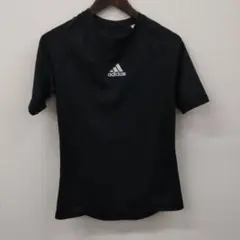 (7)adidas 黒 ショートスリーブ Tシャツ