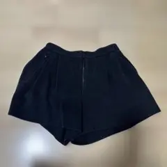 ブラック フレアショートパンツ サイズ0
