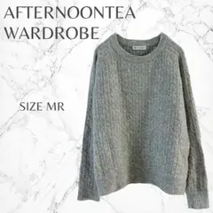 アフタヌーンティーワードローブ ウール・キャメル混 秋冬 ニット セーター M