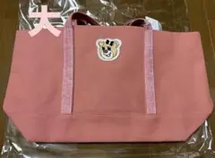 ラブラリーバイフェイラー　 オールドテディ　ワッペントートバッグ　大　ピンク