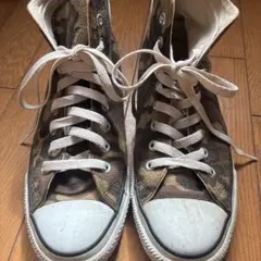 コンバースオールスタ カモフラ 迷彩　ハイカット スニーカー