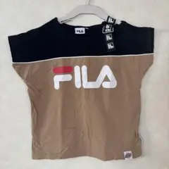 FILA カジュアル Tシャツ 130 ネイビー/ベージュ