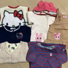 【ミキハウス他】キッズ服まとめ売り　80〜90 6点セット