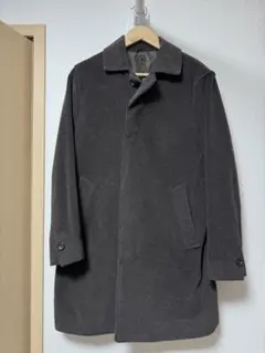 ダークブラウン チェスターコート