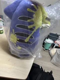 一番くじスプラトゥーン3 Ｂ賞　イカバンカーBIGぬいぐるみ