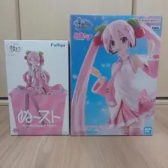 桜ミク フィギュア2点セット